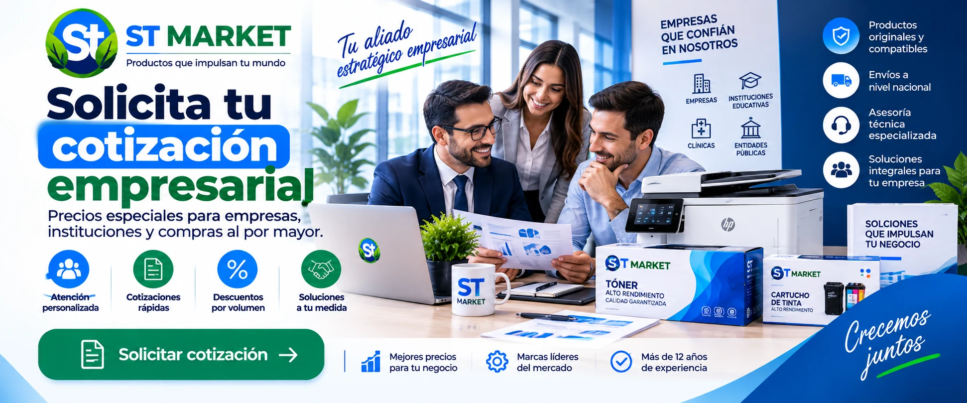 ST Market – Solicita tu cotización empresarial